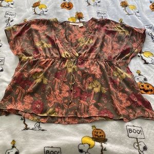 Dkny jeans floral top